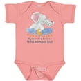thumbnail image 3 of Inktastic My Grandma Loves Me to the Moon and Back Elephant Family Boys or Girls Baby Bodysuit, 3 of 5