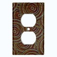 thumbnail image 3 of Metal Light Switch Plate Cover Colorful Safari African Tribal Art Pattern SFR021, 3 of 15