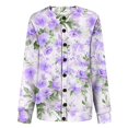 thumbnail image 4 of Kaondbfi Women's Cardigan, Autumn and Winter Knitted Button Cardigan Casual Coat Top Winter Coat for Women, 4 of 5