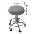 thumbnail image 5 of OFFIGAM Grey Chair Protector Cover for Indoor Round Stools, Polyester, -Resistant, Easy to Clean, 1 Piece, 5 of 10