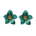 thumbnail image 3 of Pendientes de flores de laca mate, accesorios de temperamento natural dulce, pendientes de moda de estilo nacional, fáciles de usar, buen material, 3 of 3