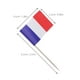 thumbnail image 2 of GOOHOCHY 200 palillos para cupcakes con la bandera de Francia, mini palillos para cócteles, 2 of 8