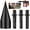 32MM BALCK, variant on DADHOT Firewood Log Splitter, 4PCS Drill Bit Removable Cones Kindling Wood Splitting logs bits Heavy Duty Electric Drills Screw Cone Driver Hex + Square + Round 42mm/1.65inch