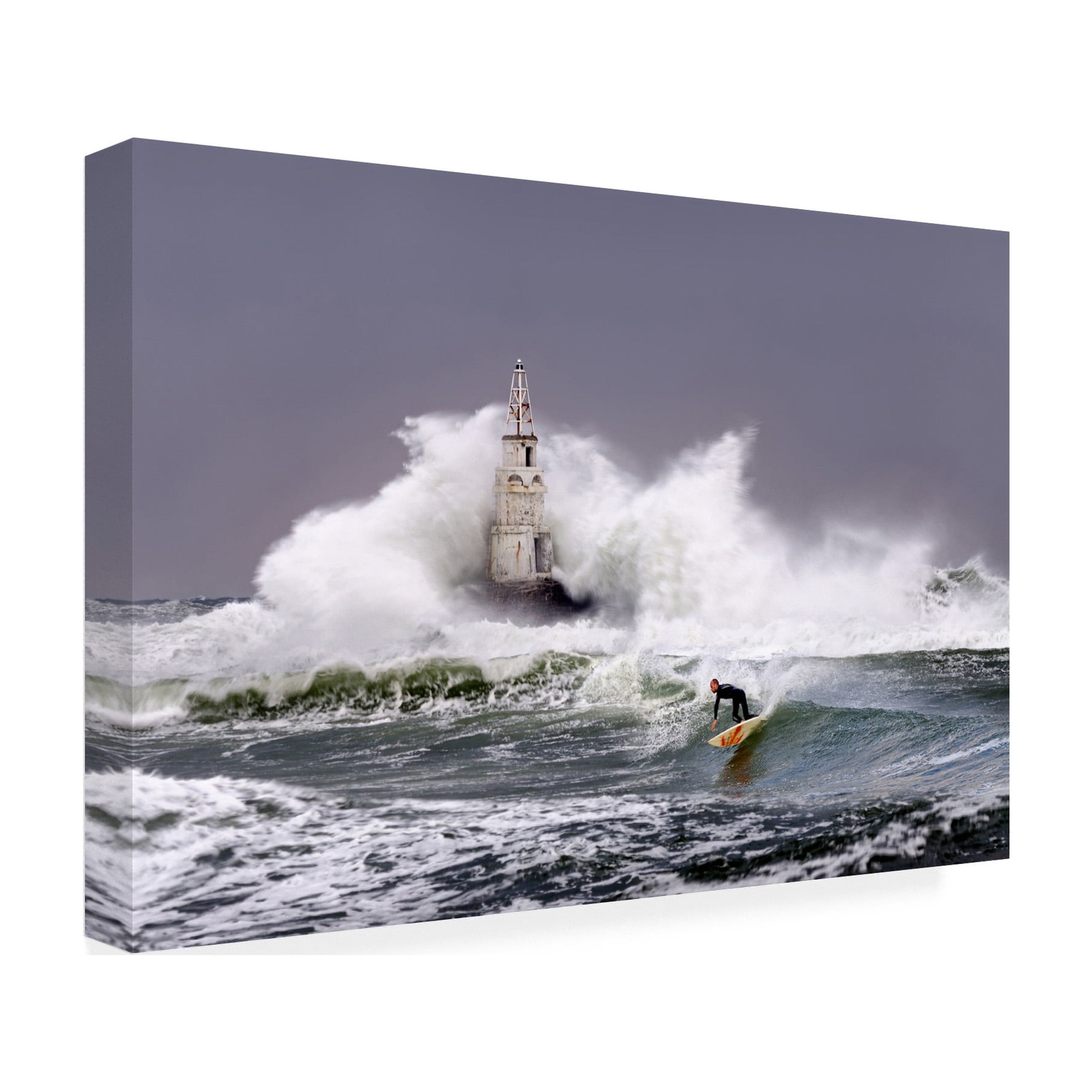 Milen Dobrev 'Advanced Surfing' Canvas Art