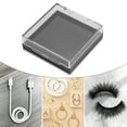 thumbnail image 5 of Unique Bargains 1 Pc Double Layer Right Angle Nail Storage Box Black Plastic, 5 of 5