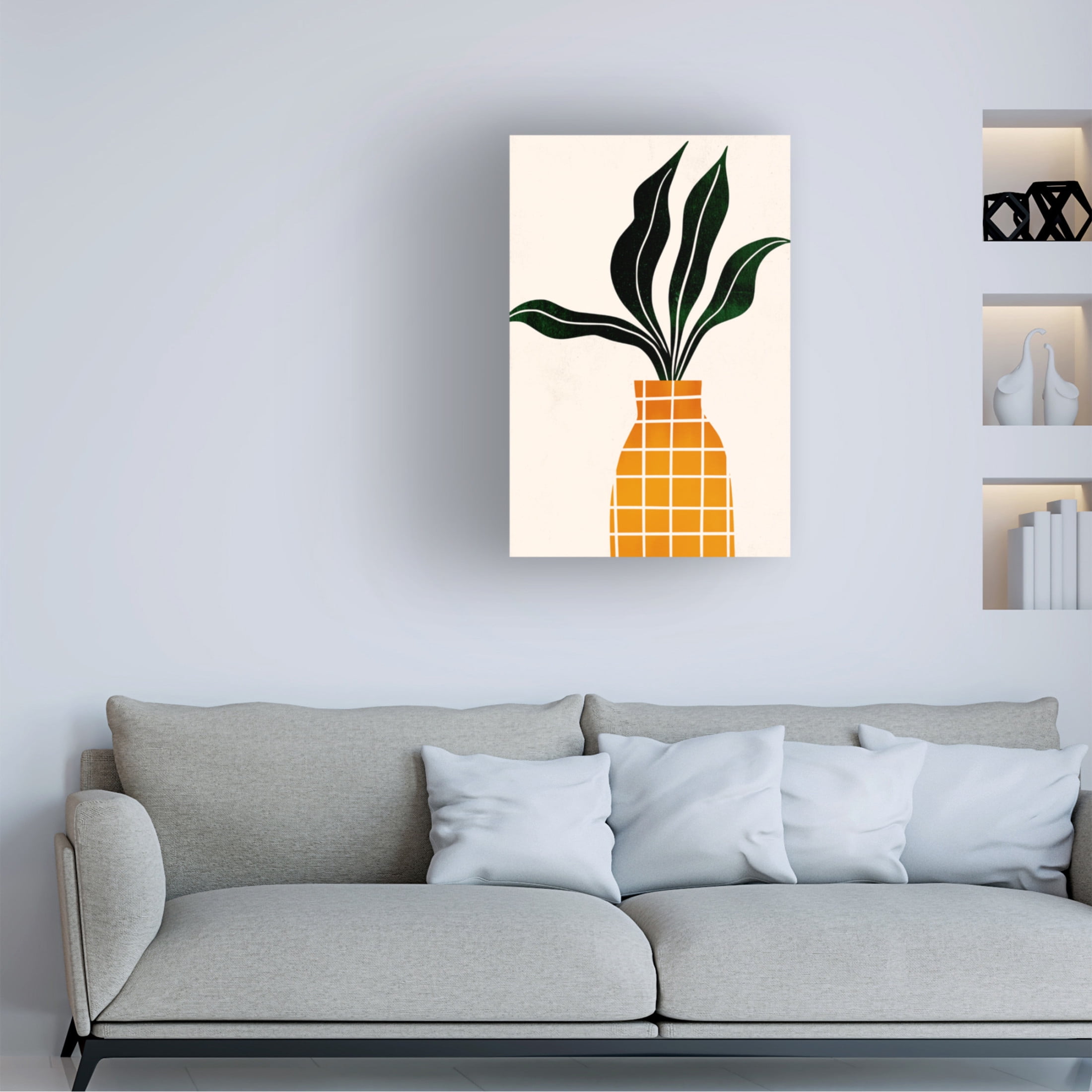 Trademark Fine Art Kubistika Peter, the Plant Canvas Wall Art