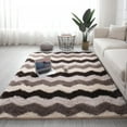 thumbnail image 1 of Fluffy Rainbow Bedroom Rugs Shaggy Geometric Design Area Rug Mat for Girls Kids Room Floor Carpet, 1 of 5