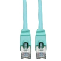 Tripp Lite Cat6a 10g-Certified Snagless Shielded Stp Network Patch Cable (Rj45 M/m), Poe, Aqua, 5 Ft. - Patch Cable - Rj-45 (m) to Rj-45 (m) - 5 Ft - Stp - Cat 6a - Snagless, Stranded - Aqua
