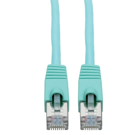 UPC: 0037332239570 | Tripp Lite Cat6a 10g-Certified Snagless Shielded Stp Network Patch Cable (Rj45 M/m) Poe Aqua 5 Ft. – Patch Cable – Rj-45 (m) to Rj-45 (m) – 5 Ft – Stp – Cat 6a – Snagless Stranded – Aqua