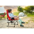 thumbnail image 3 of Leumius Camping Directors Chair,Oversized Heavy Duty Portable Folding Camping Chair with Side Table, Pocket for Beach,Fishing,Trip,Picnic,Lawn,Red, 3 of 8
