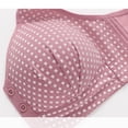 thumbnail image 6 of OVAFBAU Bras for Women Supportive Seamless Push Up Bra T-Shirt Bra Plus Size Wireless Bra Front Closure Fixed Cup Push Up Shaping Tank Women Underwears, 6 of 8