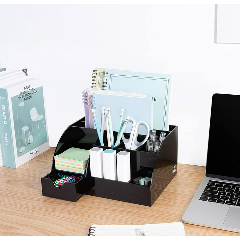 Acrylic Transparent Office Desktop Accessories Office Supplies Desk  Organizer Gold Color - Desk Set - AliExpress
