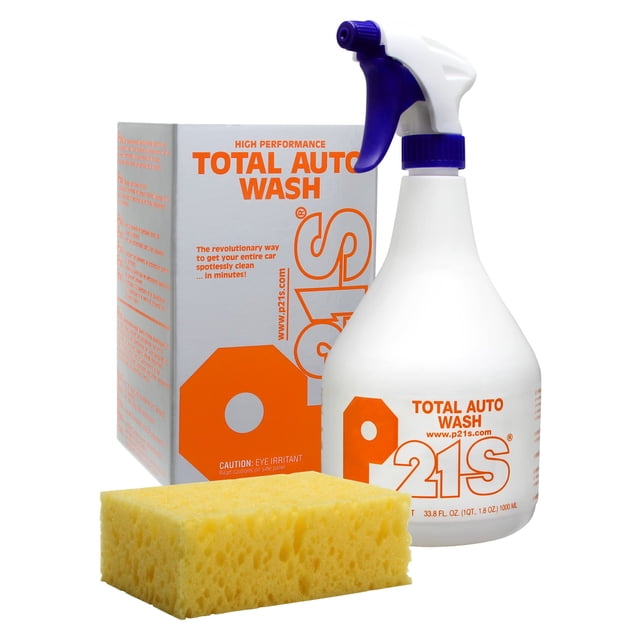 Auto Wash P21S 13001B con pulverizador de 1000 ml, color blanco