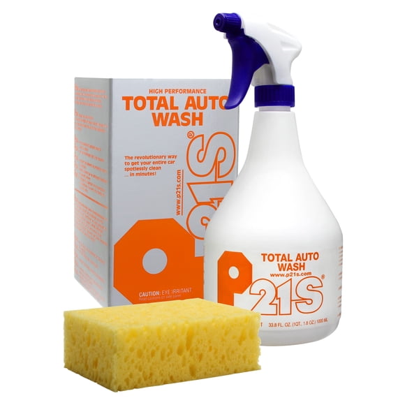 Auto Wash P21S 13001B con pulverizador de 1000 ml, color blanco