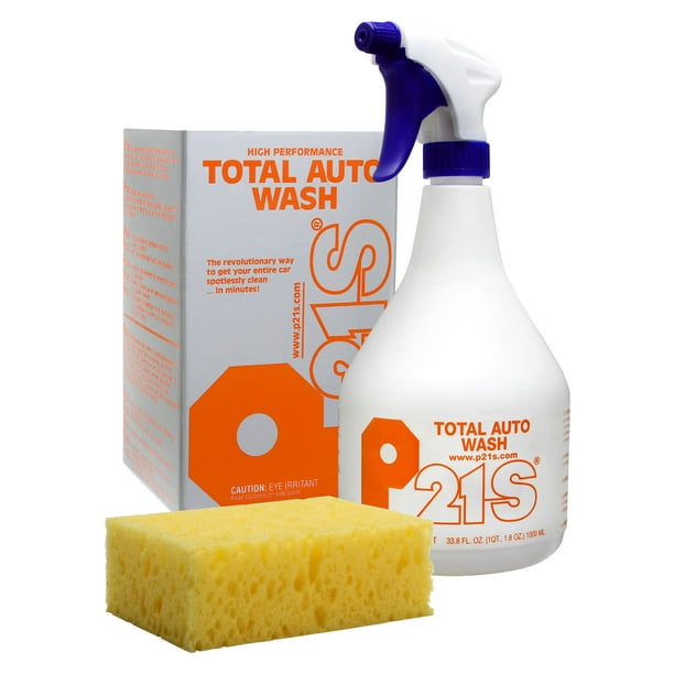 Auto Wash P21S 13001B con pulverizador de 1000 ml, color blanco