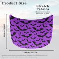 thumbnail image 7 of Uorisanigo Car Hood Cover Elastic Fabrics Can be Washed Fabric Hood Cover for SUV Pickup Trucks, Purple Black Bat Automotive Accessories Decoration, 7 of 7