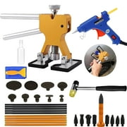 Auto Body Paintless Dent Removal Tools Kit Pops a Dent Puller Tap Down Kits Glue Pulling Tabs For Car Hail Damage And Door Dings Repair