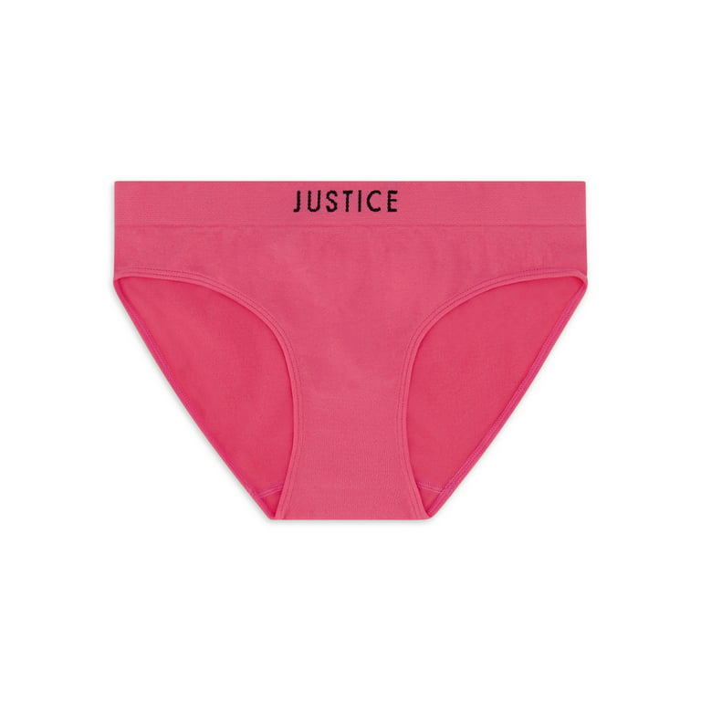 Justice Girls Oh So Soft Seamless 5 Pack Bikinis 