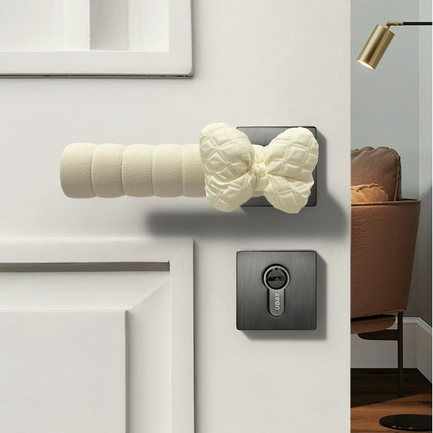 No Collision And No Staticly Door Handle Protective Cover Protective Helixs Door Handle Cover Caterpillars Sponge Door Handle Cover Winter Warming Gadget