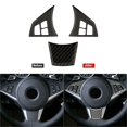 thumbnail image 2 of Carbon Fiber Steering Wheel Cover Trim for BMW E60 5 Series Scratch Protection, 2 of 3