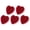 5-piece set, variant on Heart Shaped Double Sided Scrub Sponge - 3.5 x 3.5 x 1.2 Inch Non Scratch, Red Scouring Pad and Pink Soft Side, 3 Pack