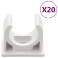 thumbnail image 3 of vidaXL Raccords de Câbles avec Clips 20 mm 10 m PVC, 3 of 5