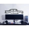 thumbnail image 4 of LaModaHome 1957 Bel Air Metal Silhouette Wall Art, 4 of 5