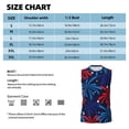 thumbnail image 6 of Pofeuu Red White Blue Fireworks Print Men's Muscle T-Shirt, Sleeveless, Muscle Tank, Classic Muscle Tee Top For Men Casual Sleeveless Muscle T-Shirt Trendy Clothes-X-Large, 6 of 7
