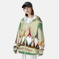 thumbnail image 3 of Kdxio Christmas Card With Gnomes Print Women Men Sun Protection UPF 50+ Jackets Zip Up Long Sleeve Hoodie Hiking Lightweight with Pockets, 3 of 7