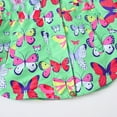 thumbnail image 6 of IROINNID Toddler Kids Baby Girls Fashion Cute Cartoon Butterfly Pattern Windproof Jacket Detachable Hooded Coat, 6 of 9