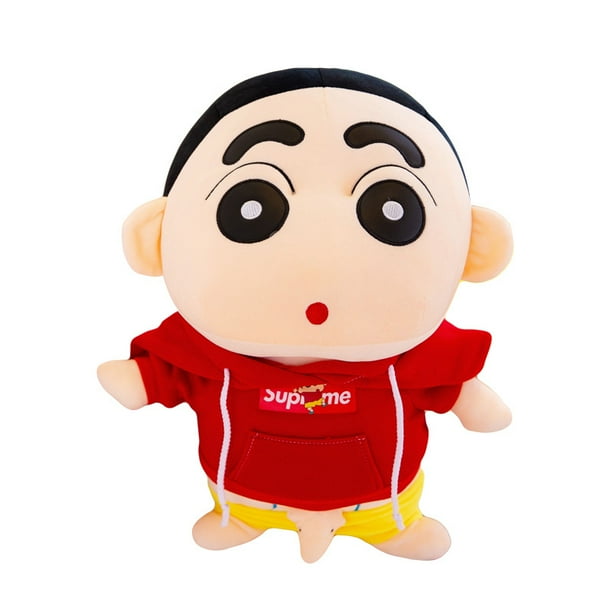 Lápices de colores Shin Chan Anime para muñecas de peluche, 35 cm