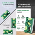 thumbnail image 2 of PFDDRW Mini Level Gauge High-precision Horizontal Vertical Metric-Ruler Measure, 2 of 8