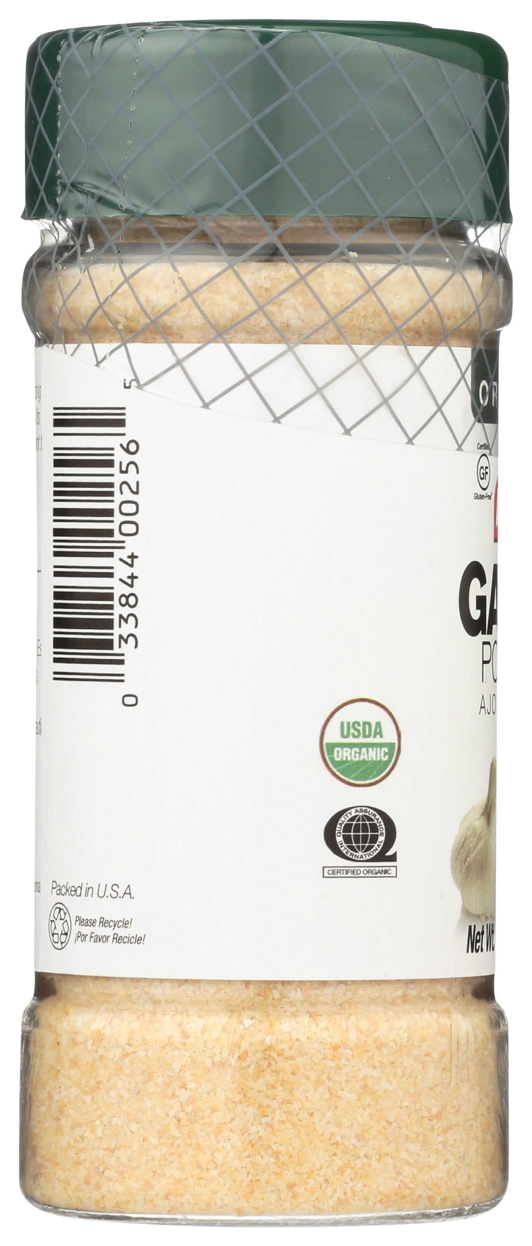 Pack of 8, Badia Organic Garlic Powder, 3 oz