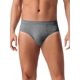 thumbnail image 1 of INSPIRAR CHIC Ropa interior para hombres de color sólido con cintura elástica, suaves y cómodos, talla 36, gris oscuro, 1 of 5