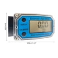 thumbnail image 5 of CEORPER Upgraded Liquid Flow Meter LCD Digital Display Flowmeter Gas- Oil Fuel Flowmeter Used for Kerosene- Gaso line Durable, 5 of 8