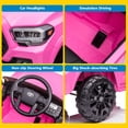 thumbnail image 5 of Sakiyr Licensed Toyota Tacoma 12V Kids Ride-On Car with Parent Remote Control | Spring Suspension | Safety Belt | Soft Start | LED Headlights | for 37-72Months, 5 of 7