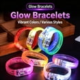 thumbnail image 2 of LED Light-up Bracelets, Festive Holiday Designs, for Nighttime Parties and Festivals, 2 of 8