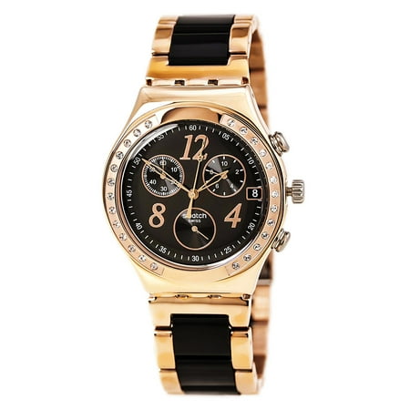 Swatch Women's Irony YCG404G Black Multi Stainless-Steel Swiss Quartz Watch
