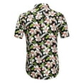 thumbnail image 2 of INSPIRE CHIC Men's Shirts Short Sleeve Floral Print Point Collar Hawaiian Shirt, 2 of 6