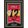 thumbnail image 2 of Jarome Iginla Framed Arena Banner 112/112 - Calgary, Facsimile Signature, 2 of 3