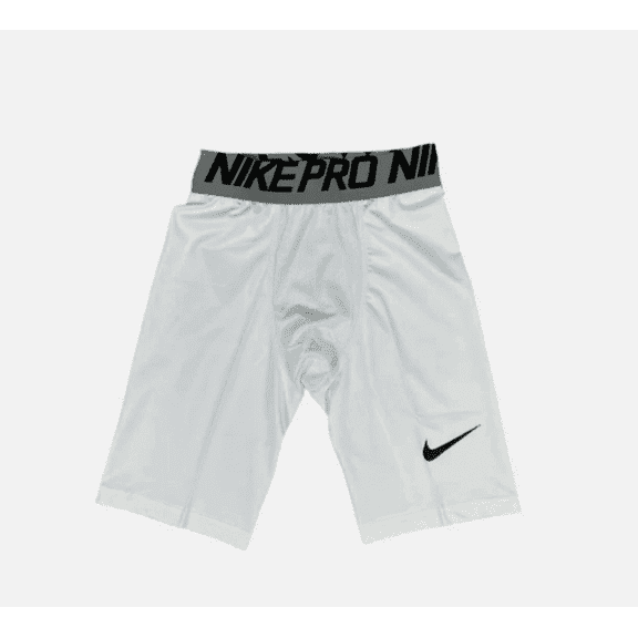 Nike PRO Men's Dri-Fit Compression Shorts Gym Running - White / Large