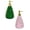 typeC, variant on 2PC Christmas Soap Dispenser, Ceramics Refillable Hand Soap Dispenser, Simple Pleasures Christmas Tree Shaped Bottle with Scented Liquid Soap - Soap Dispenser for Kitchen and Bathroom(Green+Pink)