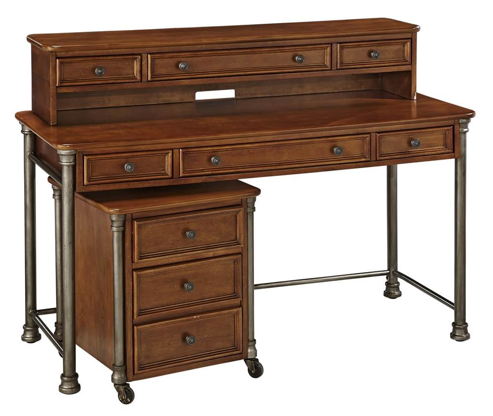 The Orleans Executive Desk, Hutch, and Mobile File