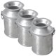 thumbnail image 2 of 3pcs mini jarrones de flores mini cubos de metal mini jarrones de hierro de hierro cubos miniatura, 2 of 5