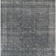 thumbnail image 1 of Ahgly Company Machine Washable Indoor Square Industrial Modern Gunmetal Gray Area Rugs, 8' Square, 1 of 7
