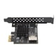 thumbnail image 5 of Tarjeta De Expansión PCIe A 3.0, Tarjeta Adaptadora PCIe A Indicador LED De Alta Estabilidad Plug And Play Para Almacenamiento, 5 of 7