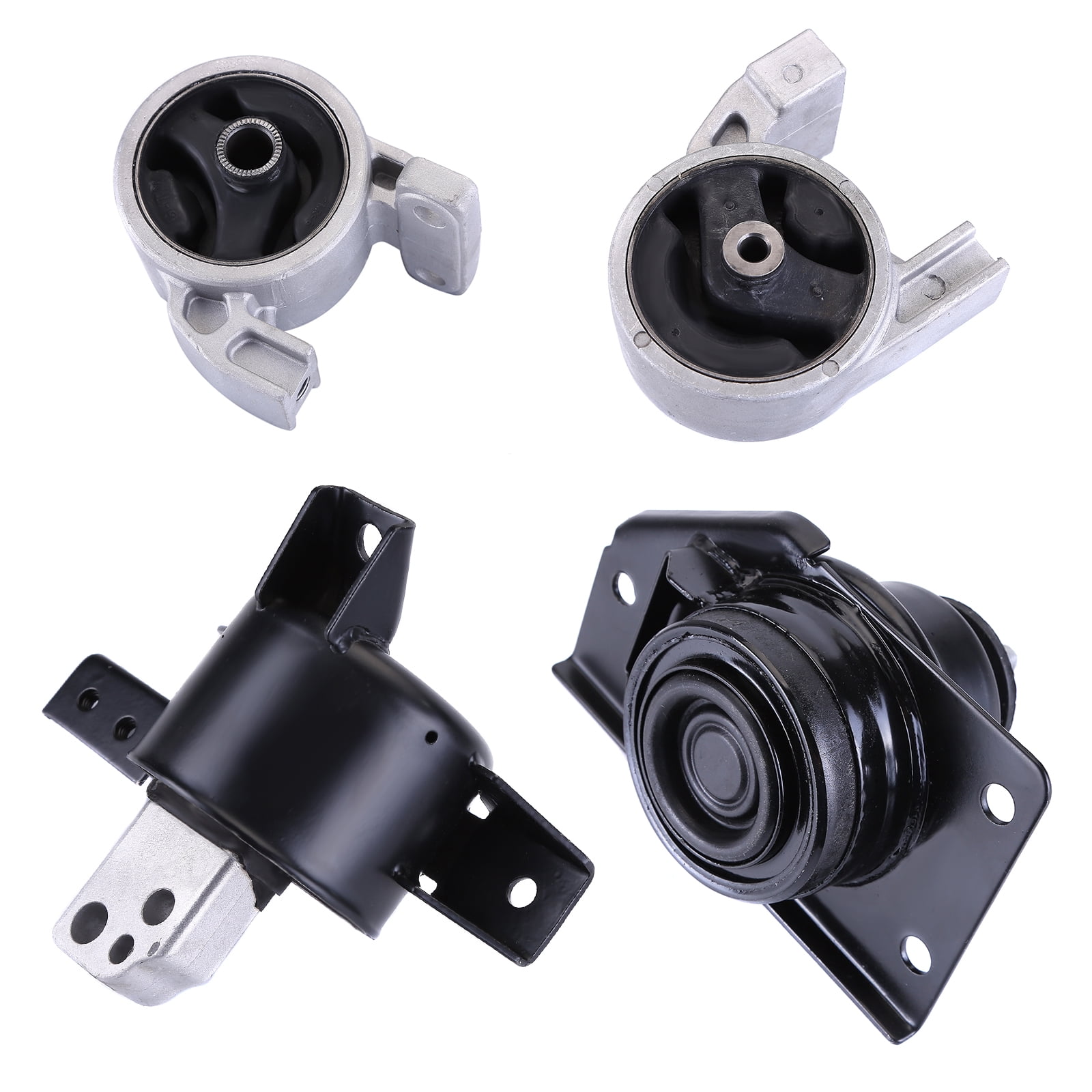 Guwzn Engine Motor & Trans Mount 4PCS Set Compatible for 06-11 Hyundai Accent 1.6L A/T
