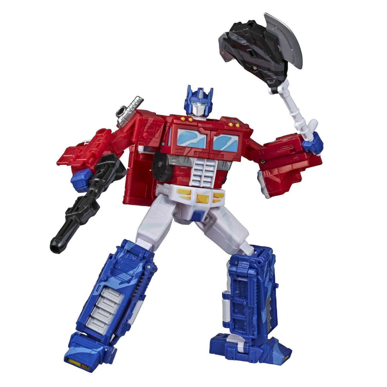 Jouets Transformers Generations War for Cybertron, édition spéciale 35e anniversaire WFC-S65, Optimus Prime du dessin animé classique, décoration par ombrage de celluloïd