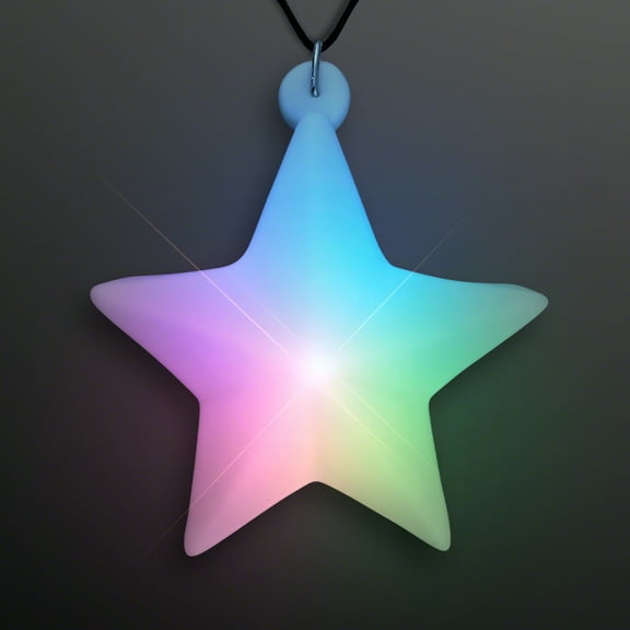 Shining Star Deco Light Up Necklace by FlashingBlinkyLights