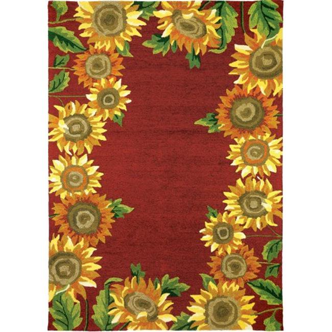 Homefires Rugs PPSJB111B Sunflower Field Area Rug 22 x 34 in